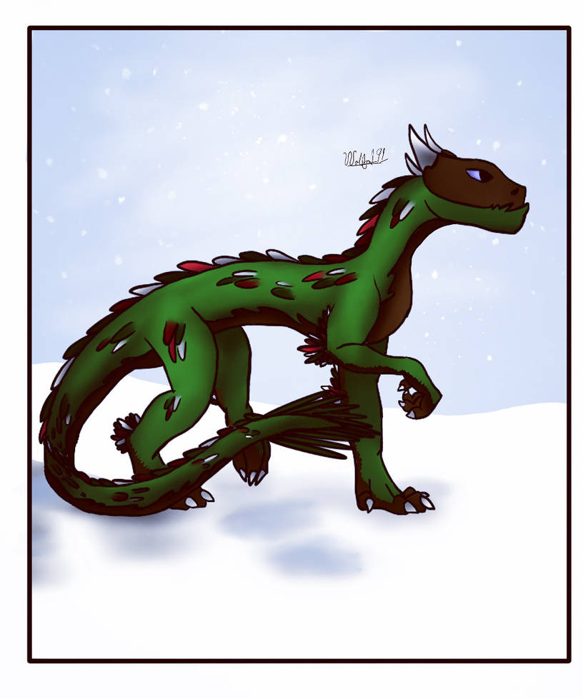 Winter Drake by WolfaTheFloof on DeviantArt