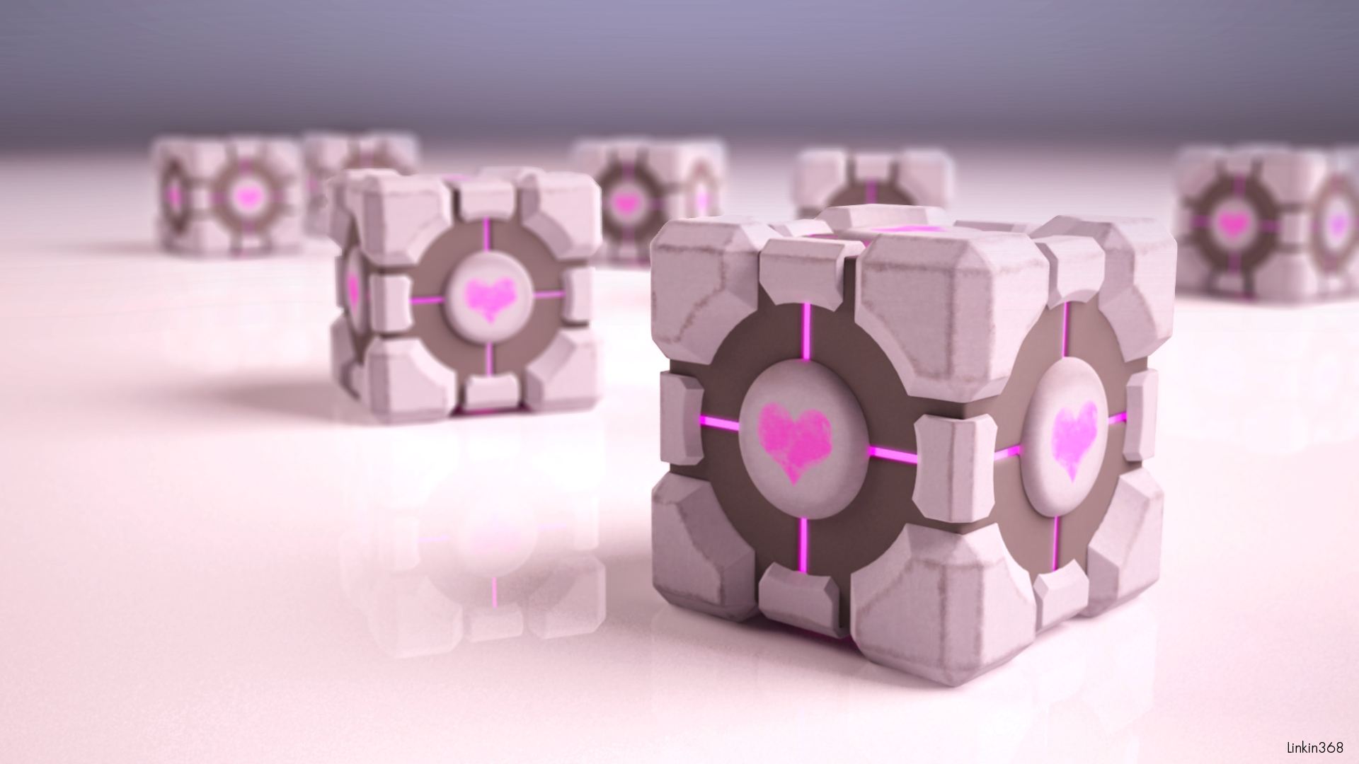 Companion cube Portal by Grumpy-Owl on DeviantArt