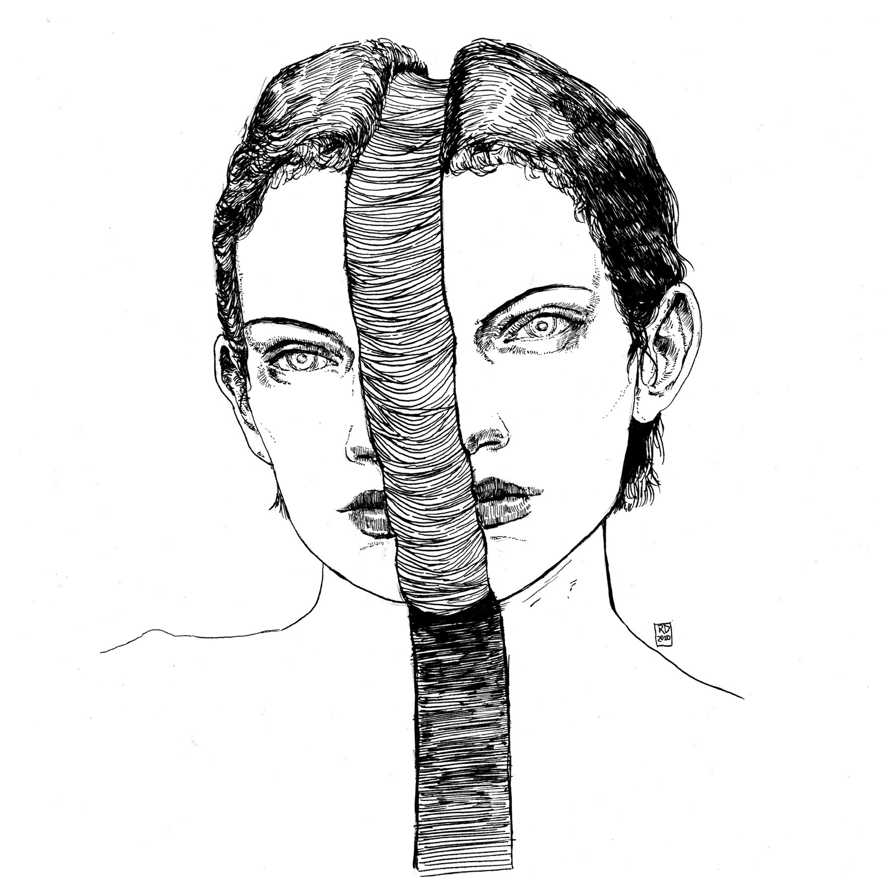 Split Drawing Pinterest Split by DaveyJonsies on DeviantArt