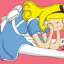 Alice in Wonderland-Adventure Time Style