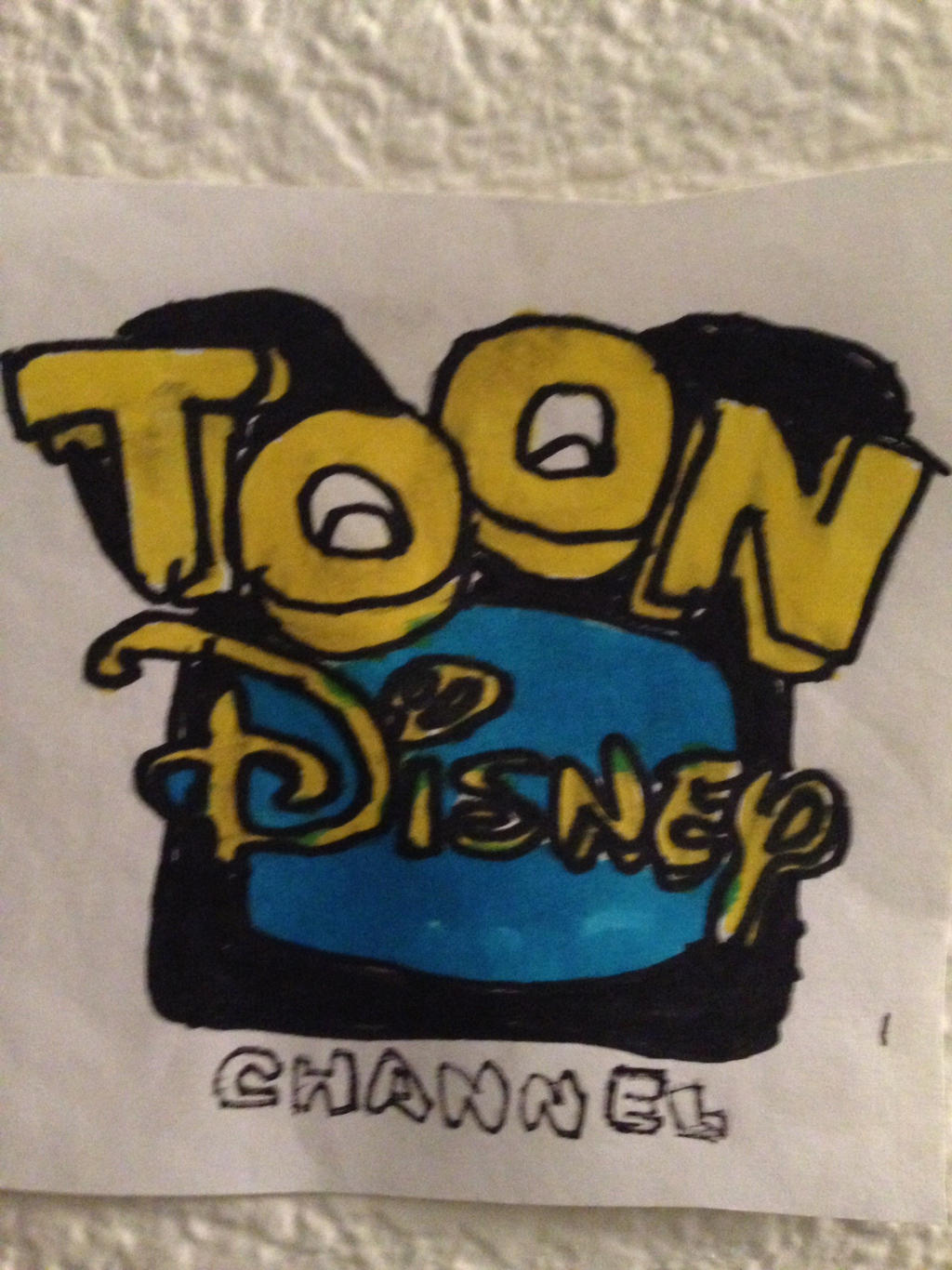 Toon Disney Channel Logo Drawing