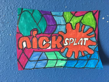 Nick Splat Logo Art Colorful Design Drawing 