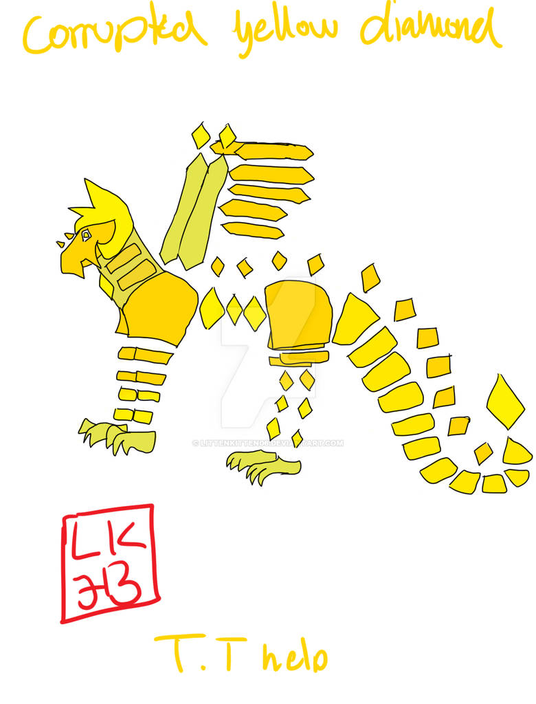 Corrupted Yellow Diamond by Littenkitten06 on DeviantArt
