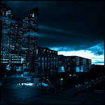 big blue city by Szylvester