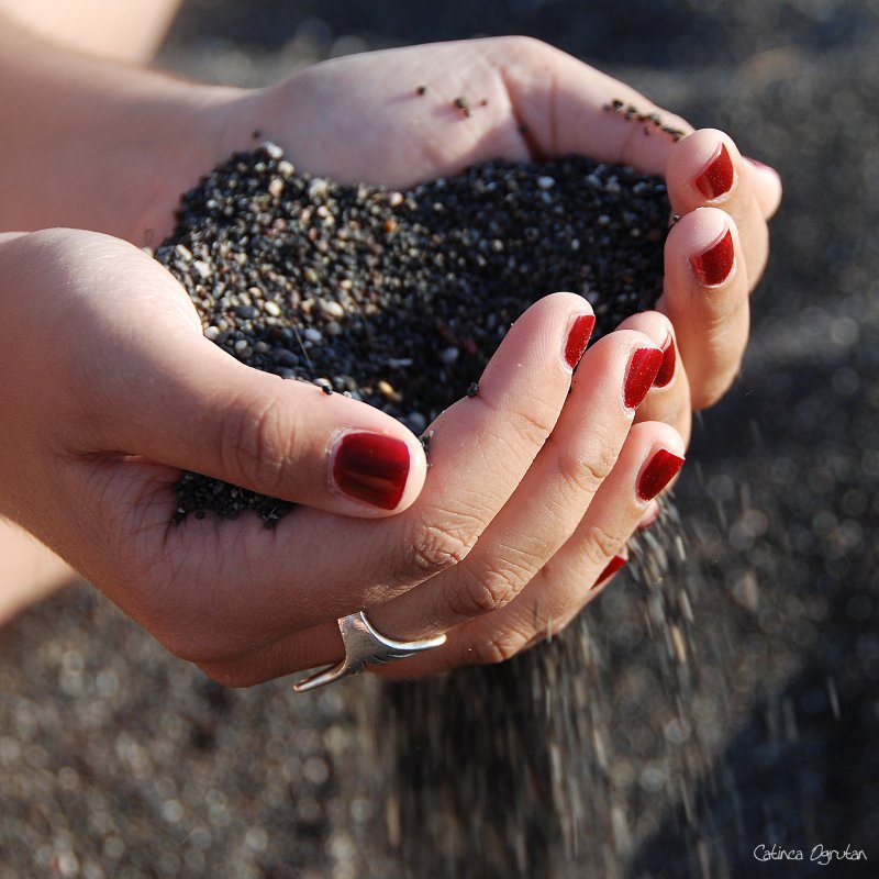 black sands of time