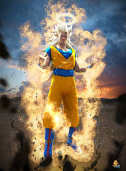 Dragon ball Z Songoku Super Sayan 3