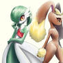 Gardevoir and Lopunny