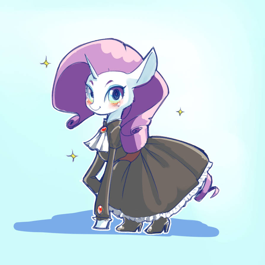 Unousaya Rabbit Rarity in Black Dress by unousaya on DeviantArt