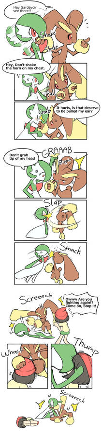 Lopunny and Gardevoir