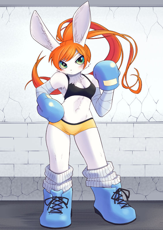 Unousaya Rabbit Rabbit Boxer by unousaya on DeviantArt