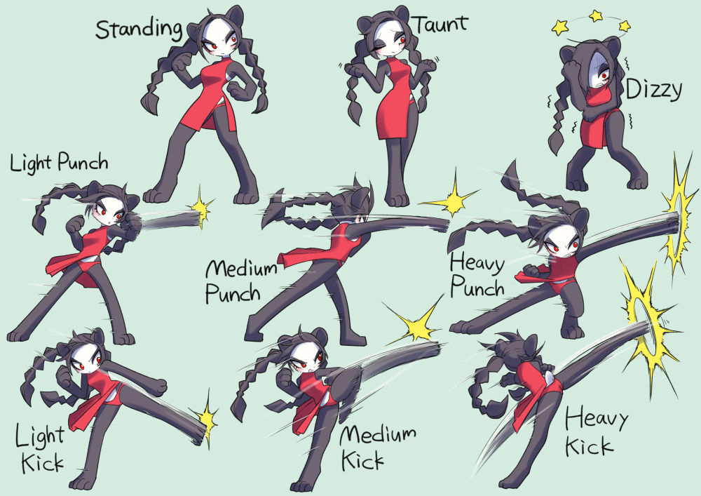 Fighting Game Moves by unousaya on DeviantArt