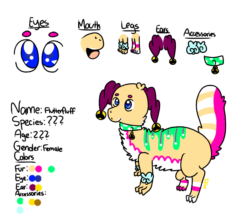 Rustled Fluff Beta Flutterfluff REF 2012 by Flutter-fluff on DeviantArt