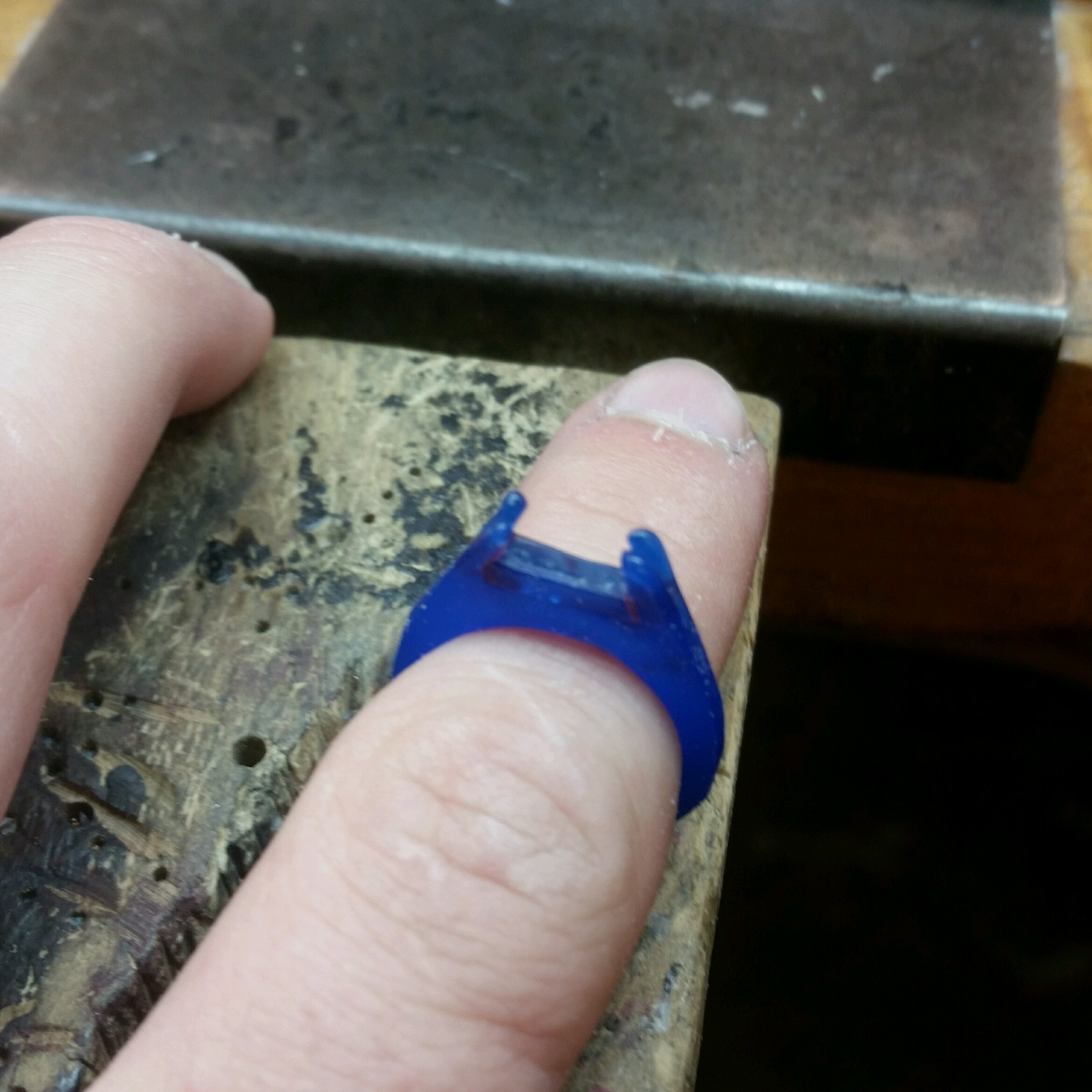 wax ring carving