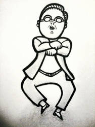 gangnam style sketch