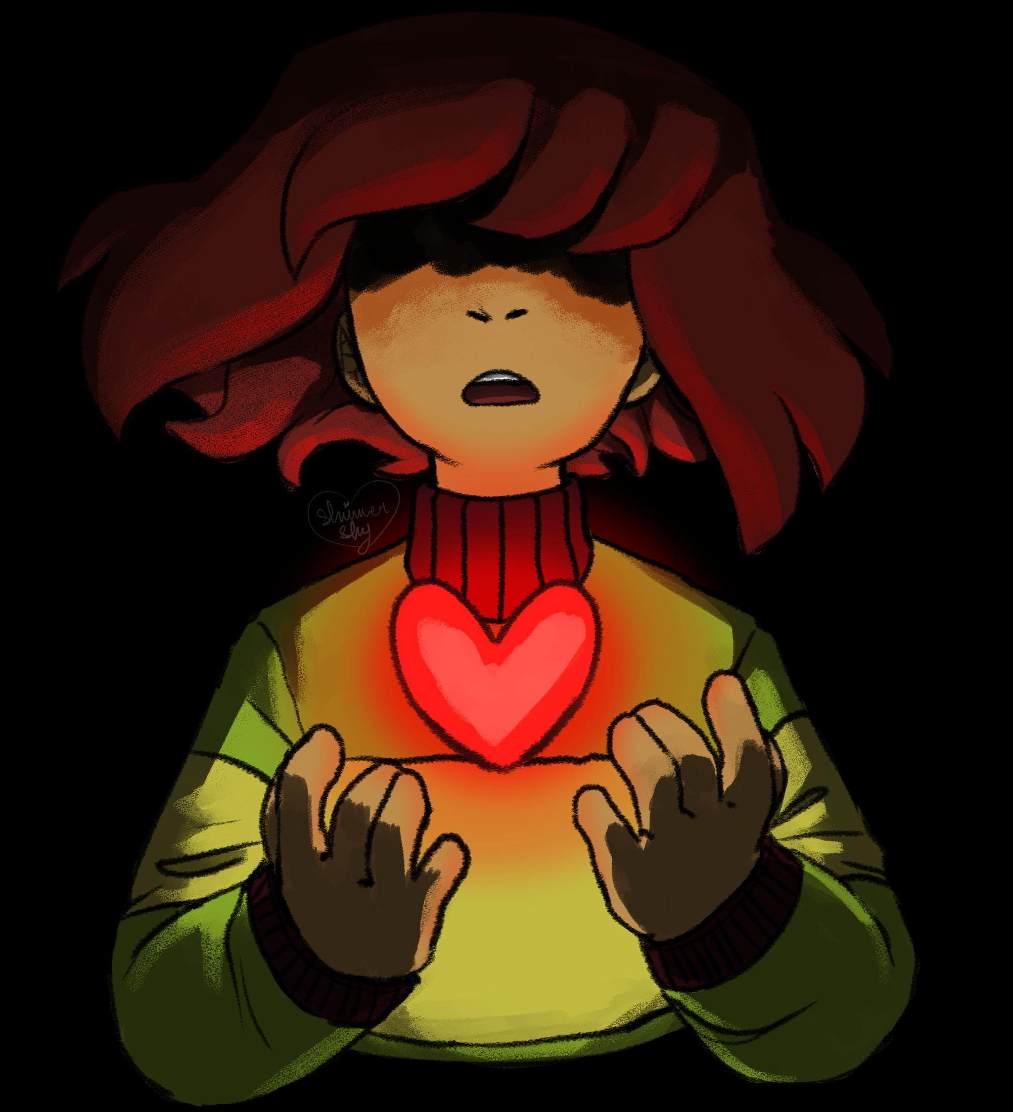 It's me, Chara. by Zeon-in-a-tree on DeviantArt