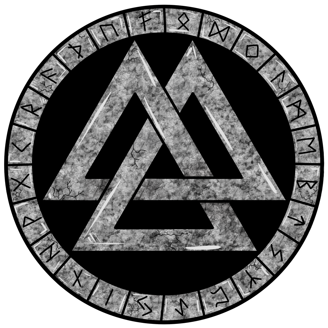 Valknut Sticker by americanviking89 on DeviantArt
