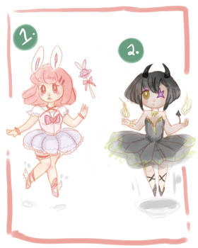 Magical girl Adoptables! (points) (closed)