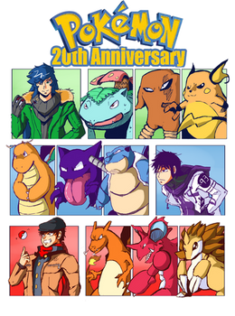 Pokemon 20th Anniversary INK team