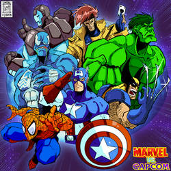 Marvel vs Capcom - Marvel Team