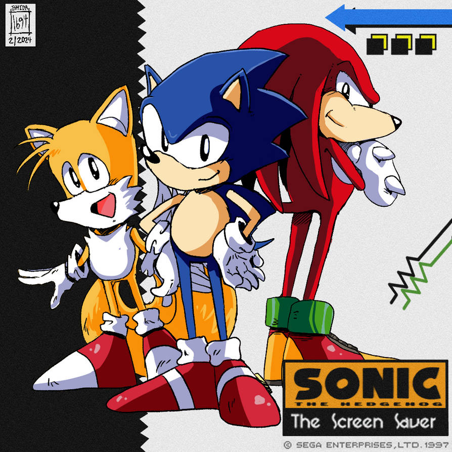 Sega Sonic Screen Saver '97 by Ishida1694 on DeviantArt