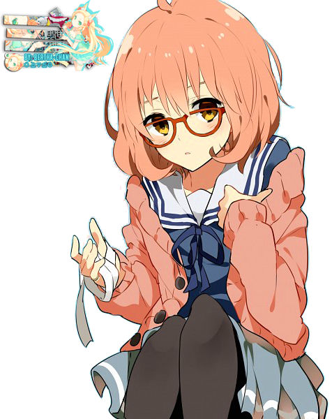 Mirai from kyoukai no kanata free 3D model rigged