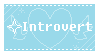 Introvert Stamp by morgombie