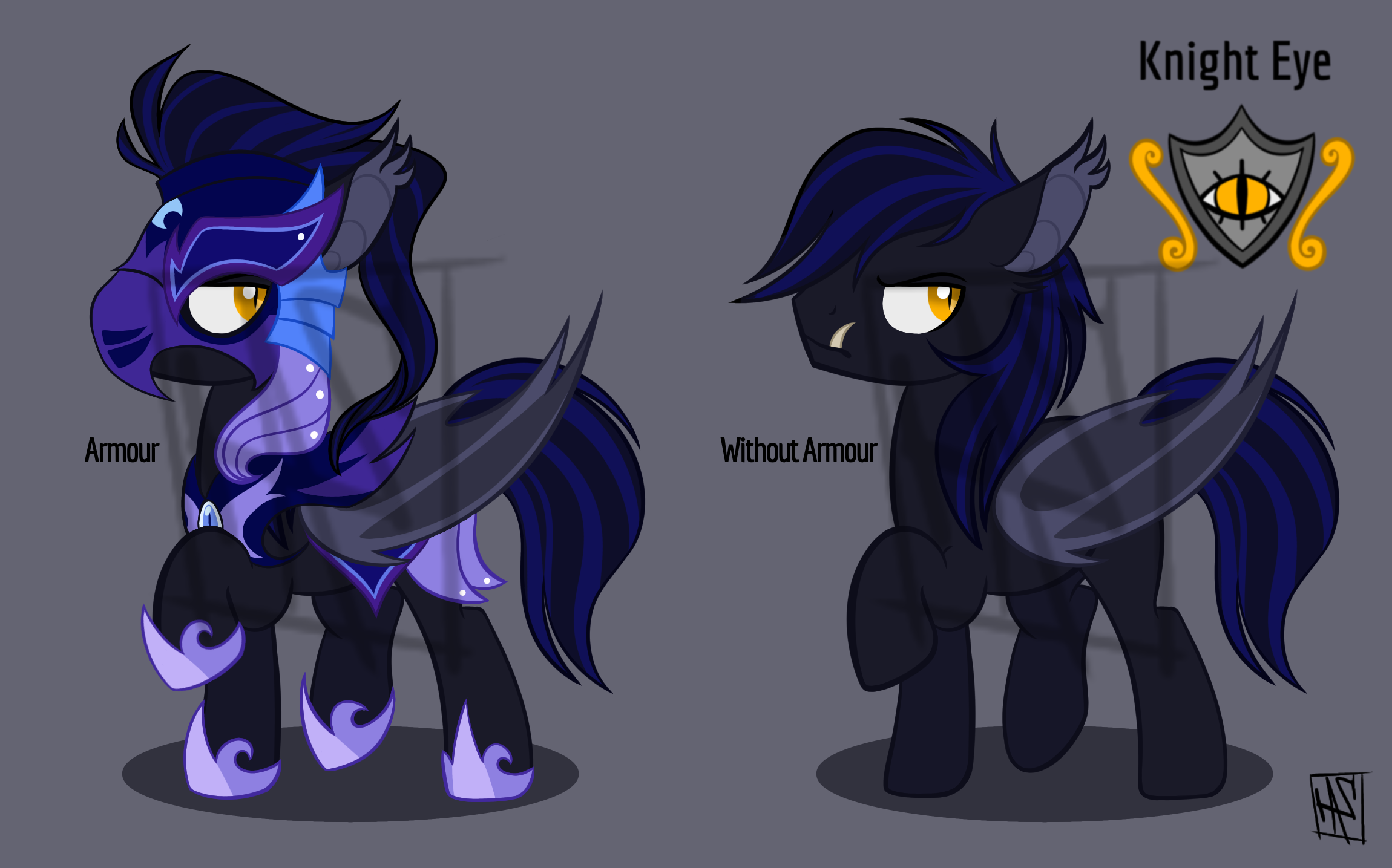 KNIGHT EYE (MLP OC) by KNIGHT-EYE on DeviantArt