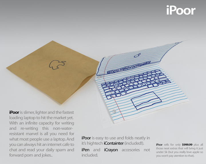 New Apple iPoor by otas32