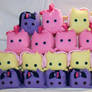 Pinkie Pie, Twilight, Fluttershy Cube Ponies