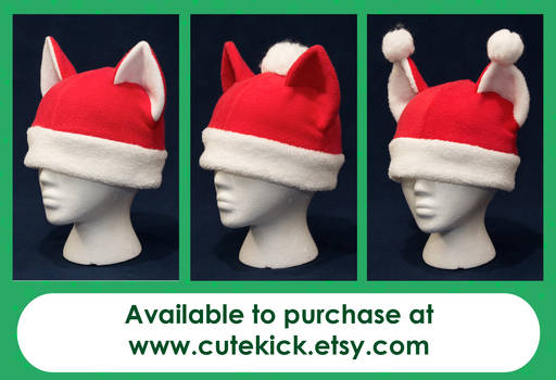 Santa Cat Hat