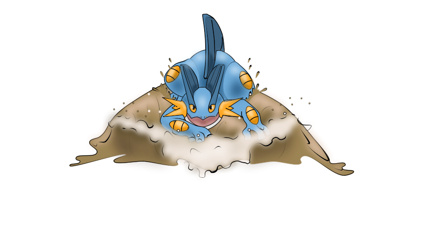 Swampert Muddy Water