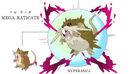 Mega Raticate by Hyperagua
