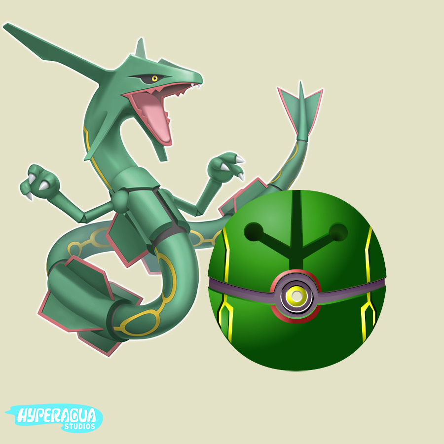 Rayquaza Pokeball By Hyperagua On DeviantArt rayquaza-pokeball-by-hyperagua-on-deviantart