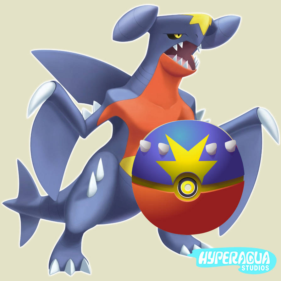 Garchomp Pokeball by Hyperagua on DeviantArt