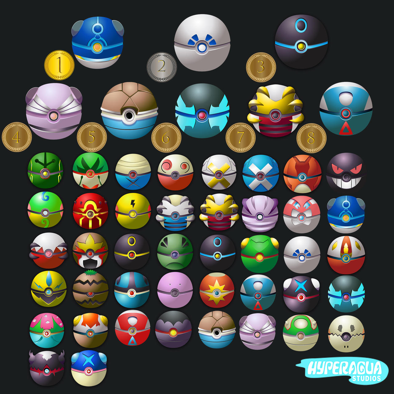 Pokeball Collections Semi Finals by Hyperagua on DeviantArt