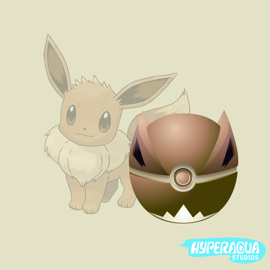 Eevee Custom Pokeball by Hyperagua on DeviantArt