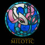 Milotic Stained Glass Medallion 