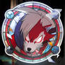 Midnight Lycanroc Neo Stained Glass 