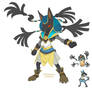 Lucario and Cofagrigus Fusion