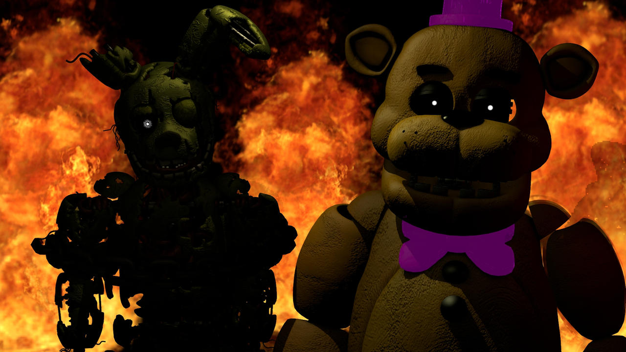 Fmr Springtrap Fnaf/Sfm Springtrap and Fredbear by Alighty22SFM on DeviantArt