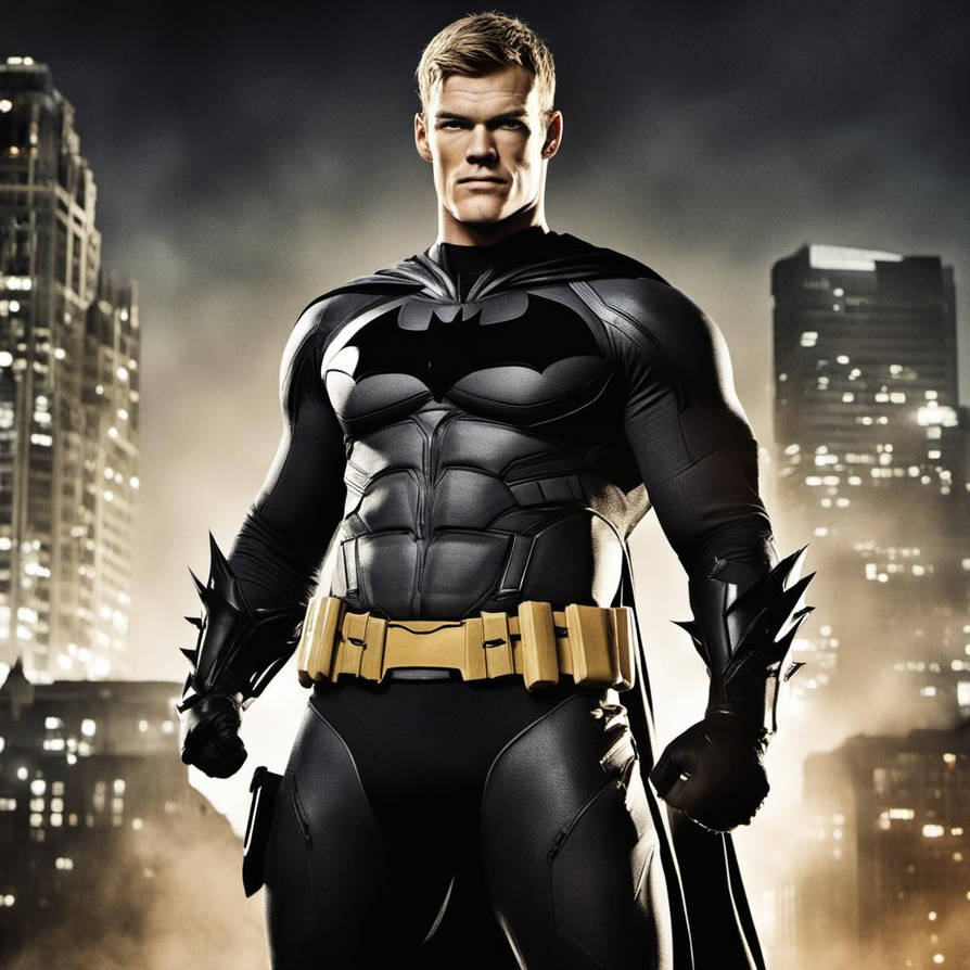 Alan Ritchson As Batman by skroman28 on DeviantArt