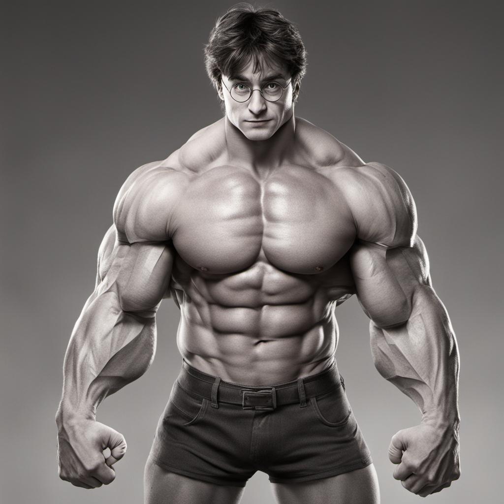 Dumbledore Bodybuilder Muscular Harry Potter by skroman28 on DeviantArt