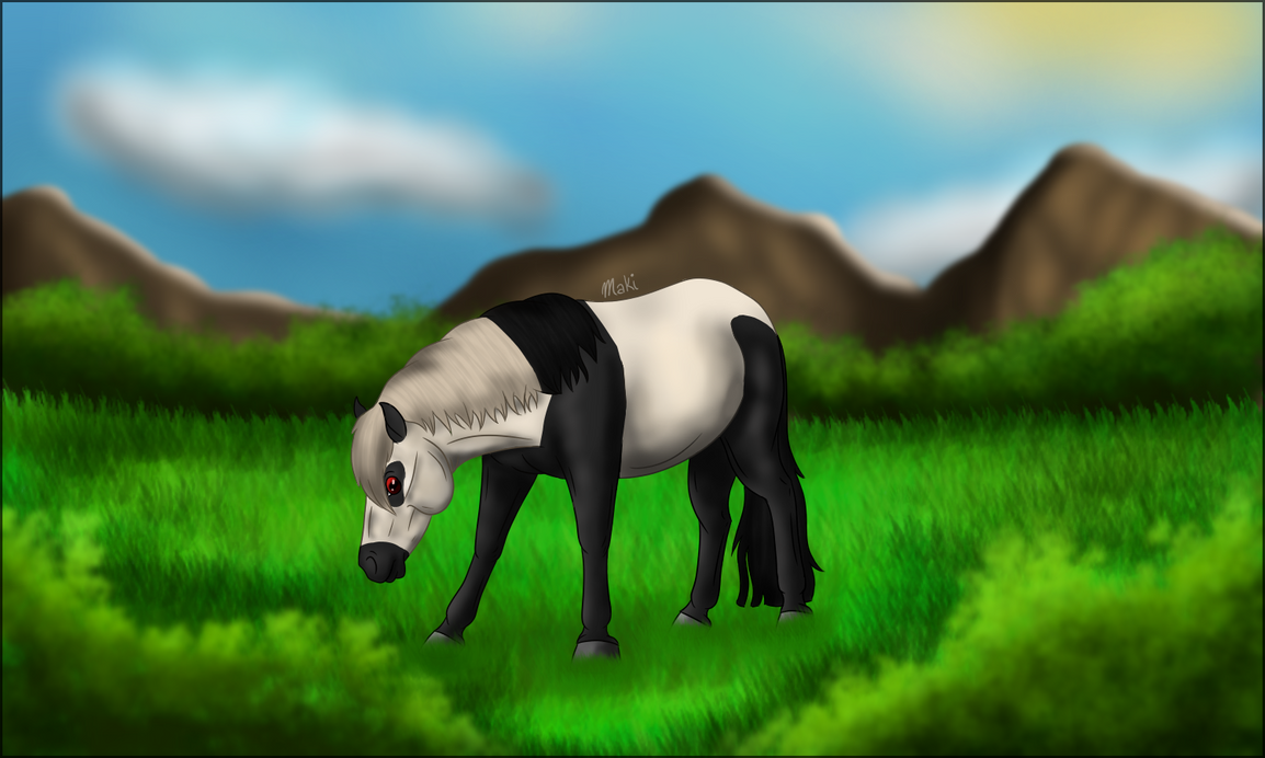 Panda Horse Remake 29-11-2019 by ItsaWildMaki on DeviantArt