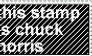 Chuck Norris Stamp