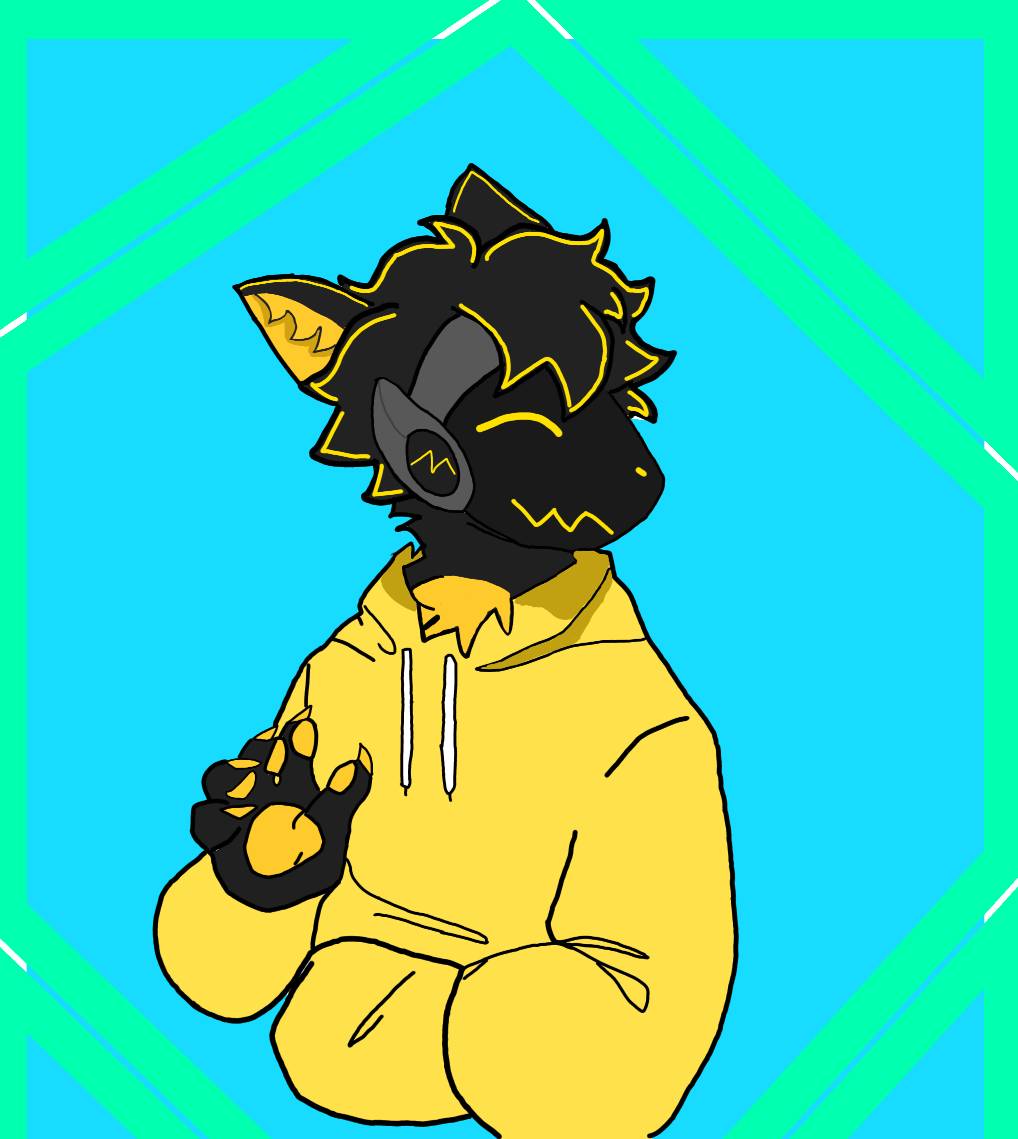 Another drawing of my sona :3 by RetroTheProtogen on DeviantArt