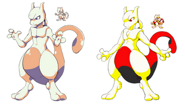 8bit Mewtwo Colors