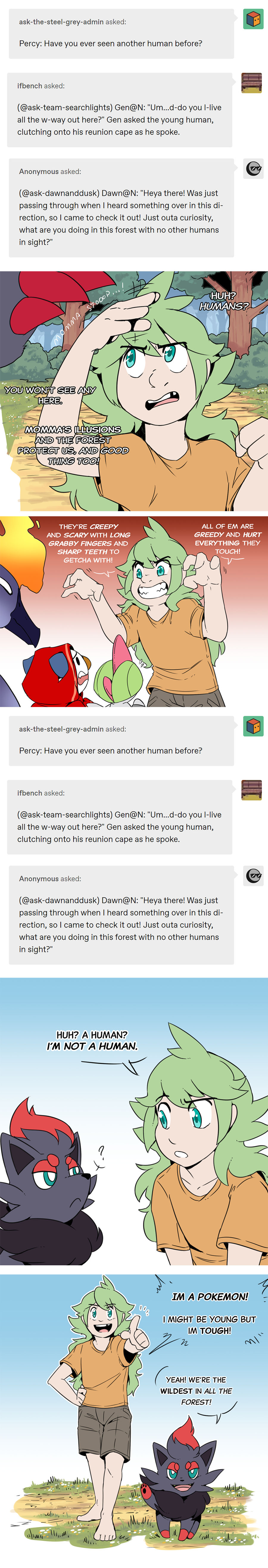 Human Rfockruff ask-n : Human? What? by Rockruff on DeviantArt