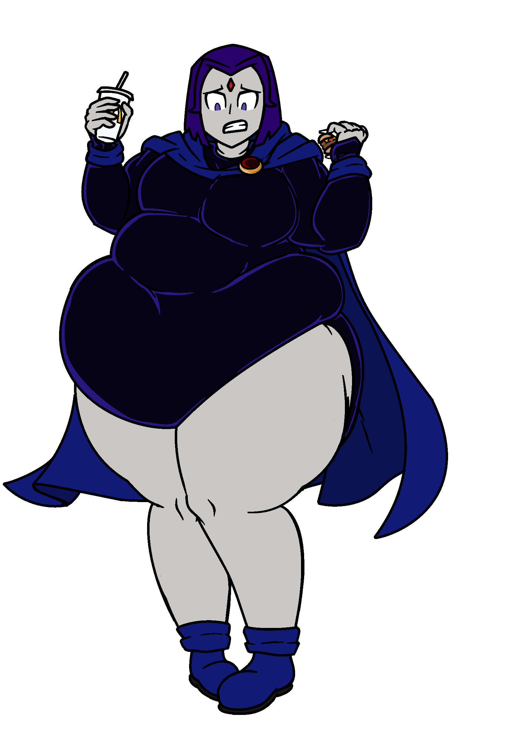 Raven's Fast Food Addiction.