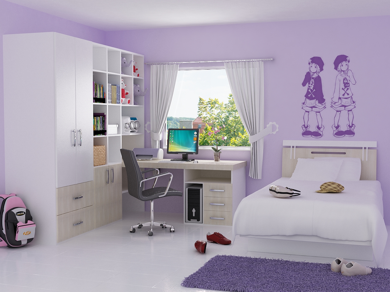 A Girl's Bedroom