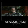 Stop eating my sesame cake